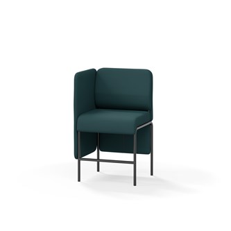 Adapt 60 sohva, matala selkänoja, sivupaneeli oikealla, ik 65, K 108