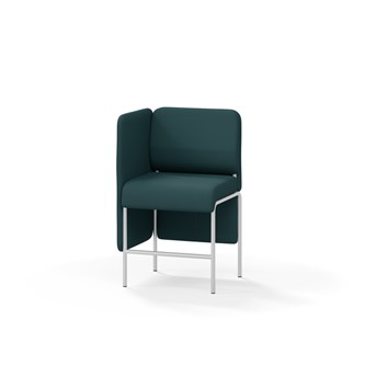 Adapt 60 sohva, matala selkänoja, sivupaneeli oikealla, ik 65, K 108