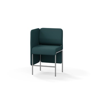 Adapt 60 sohva, matala selkänoja, sivupaneeli oikealla, ik 65, K 108
