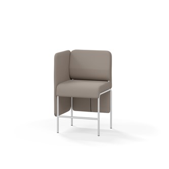 Adapt 60 sohva, matala selkänoja, sivupaneeli oikealla, ik 65, K 108