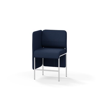 Adapt 60 sohva, matala selkänoja, sivupaneeli oikealla, ik 65, K 108