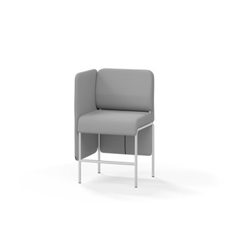 Adapt 60 sohva, matala selkänoja, sivupaneeli oikealla, ik 65, K 108