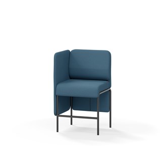 Adapt 60 sohva, matala selkänoja, sivupaneeli oikealla, ik 65, K 108