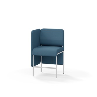Adapt 60 sohva, matala selkänoja, sivupaneeli oikealla, ik 65, K 108