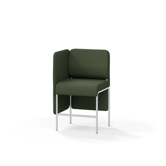 Adapt 60 sohva, matala selkänoja, sivupaneeli oikealla, ik 65, K 108