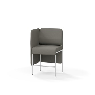 Adapt 60 sohva, matala selkänoja, sivupaneeli oikealla, ik 65, K 108