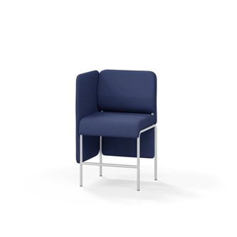 Adapt 60 sohva, matala selkänoja, sivupaneeli oikealla, ik 65, K 108