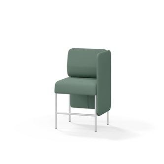 Adapt 60 sohva, matala selkänoja, sivupaneeli vasemmalla, ik 65, K 108