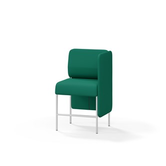 Adapt 60 sohva, matala selkänoja, sivupaneeli vasemmalla, ik 65, K 108