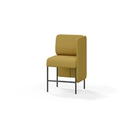 Adapt 60 sohva, matala selkänoja, sivupaneeli vasemmalla, ik 65, K 108