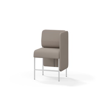 Adapt 60 sohva, matala selkänoja, sivupaneeli vasemmalla, ik 65, K 108