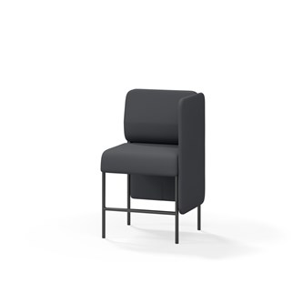 Adapt 60 sohva, matala selkänoja, sivupaneeli vasemmalla, ik 65, K 108