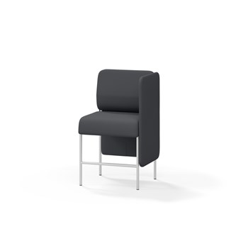 Adapt 60 sohva, matala selkänoja, sivupaneeli vasemmalla, ik 65, K 108