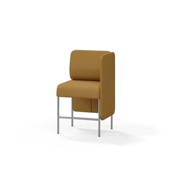 Adapt 60 sohva, matala selkänoja, sivupaneeli vasemmalla, ik 65, K 108