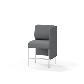 Adapt 60 sohva, matala selkänoja, sivupaneeli vasemmalla, ik 65, K 108