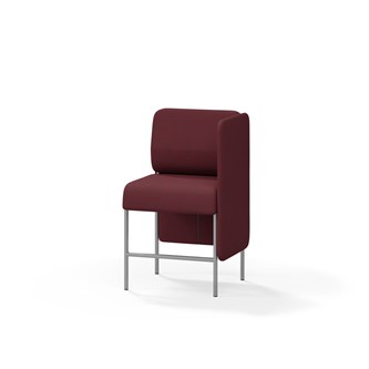 Adapt 60 sohva, matala selkänoja, sivupaneeli vasemmalla, ik 65, K 108