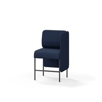 Adapt 60 sohva, matala selkänoja, sivupaneeli vasemmalla, ik 65, K 108