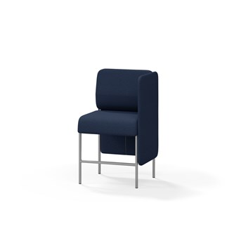 Adapt 60 sohva, matala selkänoja, sivupaneeli vasemmalla, ik 65, K 108
