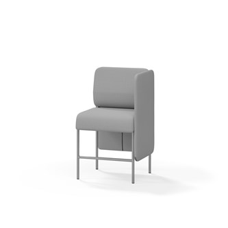 Adapt 60 sohva, matala selkänoja, sivupaneeli vasemmalla, ik 65, K 108