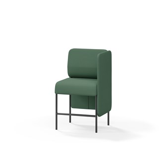Adapt 60 sohva, matala selkänoja, sivupaneeli vasemmalla, ik 65, K 108