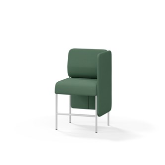 Adapt 60 sohva, matala selkänoja, sivupaneeli vasemmalla, ik 65, K 108