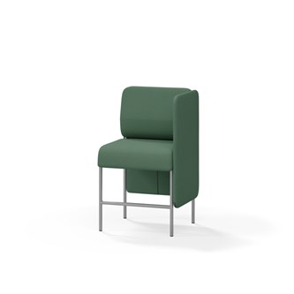 Adapt 60 sohva, matala selkänoja, sivupaneeli vasemmalla, ik 65, K 108