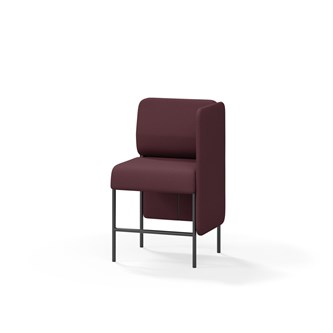 Adapt 60 sohva, matala selkänoja, sivupaneeli vasemmalla, ik 65, K 108