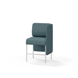Adapt 60 sohva, matala selkänoja, sivupaneeli vasemmalla, ik 65, K 108