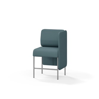 Adapt 60 sohva, matala selkänoja, sivupaneeli vasemmalla, ik 65, K 108