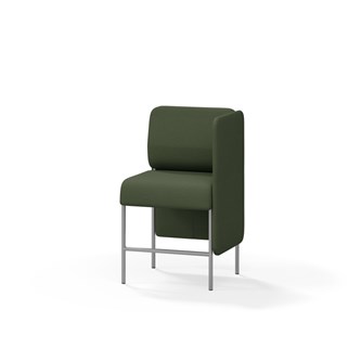 Adapt 60 sohva, matala selkänoja, sivupaneeli vasemmalla, ik 65, K 108