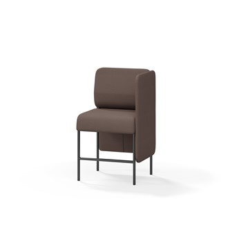 Adapt 60 sohva, matala selkänoja, sivupaneeli vasemmalla, ik 65, K 108