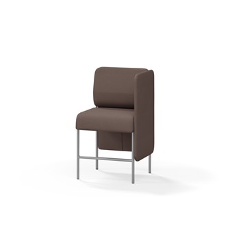Adapt 60 sohva, matala selkänoja, sivupaneeli vasemmalla, ik 65, K 108