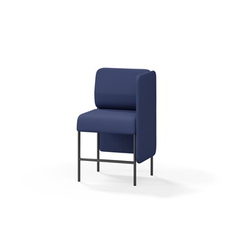 Adapt 60 sohva, matala selkänoja, sivupaneeli vasemmalla, ik 65, K 108