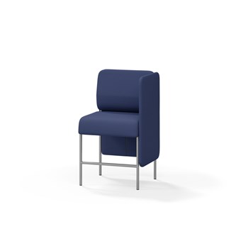 Adapt 60 sohva, matala selkänoja, sivupaneeli vasemmalla, ik 65, K 108