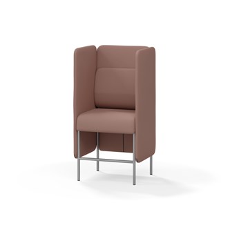 Adapt 60 sohva, medium selkänoja, sivupaneeleilla, ik 65, K 128
