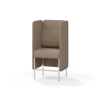 Adapt 60 sohva, medium selkänoja, sivupaneeleilla, ik 65, K 128