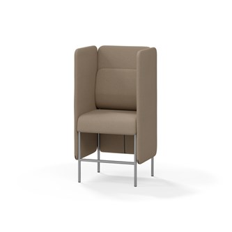 Adapt 60 sohva, medium selkänoja, sivupaneeleilla, ik 65, K 128