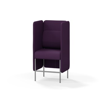 Adapt 60 sohva, medium selkänoja, sivupaneeleilla, ik 65, K 128