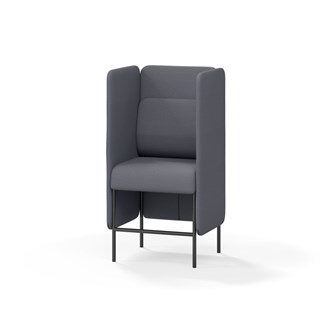 Adapt 60 sohva, medium selkänoja, sivupaneeleilla, ik 65, K 128