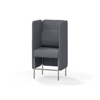 Adapt 60 sohva, medium selkänoja, sivupaneeleilla, ik 65, K 128