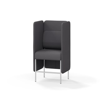 Adapt 60 sohva, medium selkänoja, sivupaneeleilla, ik 65, K 128
