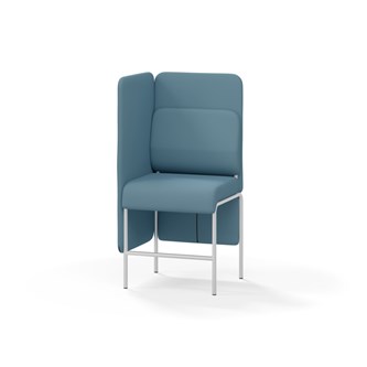 Adapt 60 sohva, medium selkänoja, sivupaneeli oikealla, ik 65, K 128