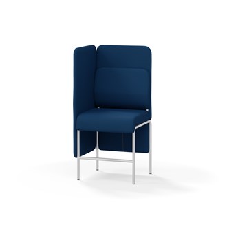 Adapt 60 sohva, medium selkänoja, sivupaneeli oikealla, ik 65, K 128