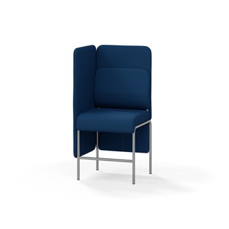 Adapt 60 sohva, medium selkänoja, sivupaneeli oikealla, ik 65, K 128