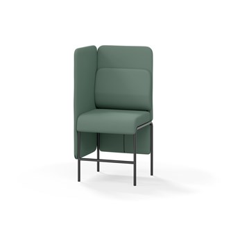 Adapt 60 sohva, medium selkänoja, sivupaneeli oikealla, ik 65, K 128
