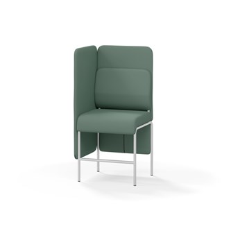 Adapt 60 sohva, medium selkänoja, sivupaneeli oikealla, ik 65, K 128