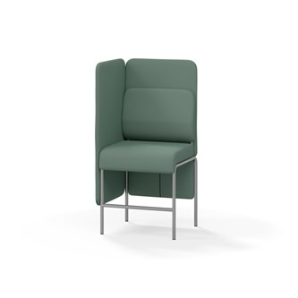 Adapt 60 sohva, medium selkänoja, sivupaneeli oikealla, ik 65, K 128
