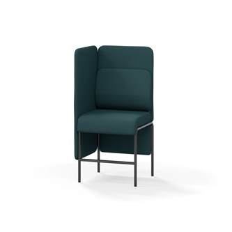 Adapt 60 sohva, medium selkänoja, sivupaneeli oikealla, ik 65, K 128