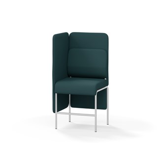 Adapt 60 sohva, medium selkänoja, sivupaneeli oikealla, ik 65, K 128