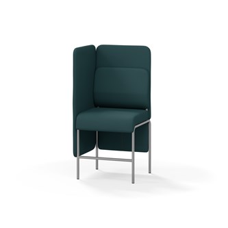 Adapt 60 sohva, medium selkänoja, sivupaneeli oikealla, ik 65, K 128
